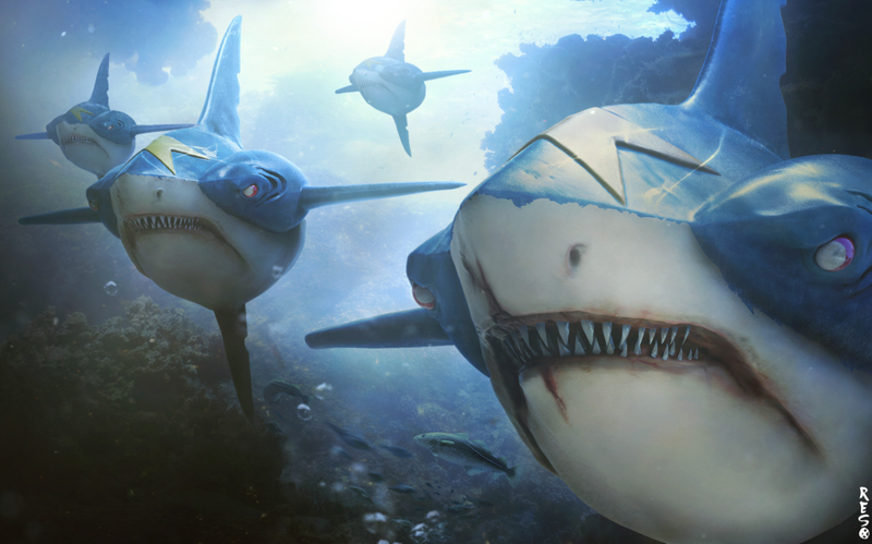 Illustration for article titled Sharpedo Can Shoot Water Out Of Its Ass At 75 MPH